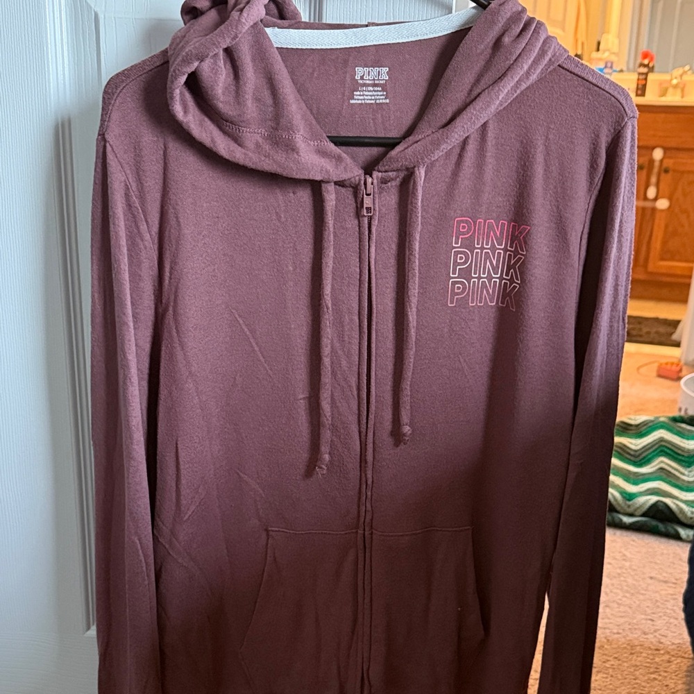 PINK Victoria's Secret Maroon Hoodie